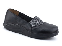81-22-417/58Ч Рикосс (Ricoss) туфли для взрослых, кожа, черный, полнота 9 в Омске