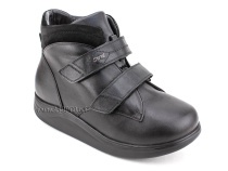 141607W Сурсил-Орто (Sursil-Ortho), зимние ботинки для взрослых, ригидная подошва, диабетическая подкладка, натуральный мех, кожа, нубук, черный, полнота 11 в Омске
