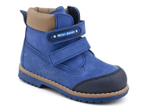 505 Д(23-25) Минишуз (Minishoes), ботинки ортопедические профилактические, демисезонные утепленные, нубук, байка, джинс в Омске
