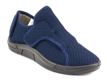 010ПБ-Ж-Т4 С  (77202-33386) Алми (Almi), туфли для взрослых, текстиль, синий в Омске